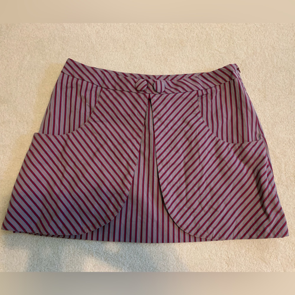 Printed mini skirt